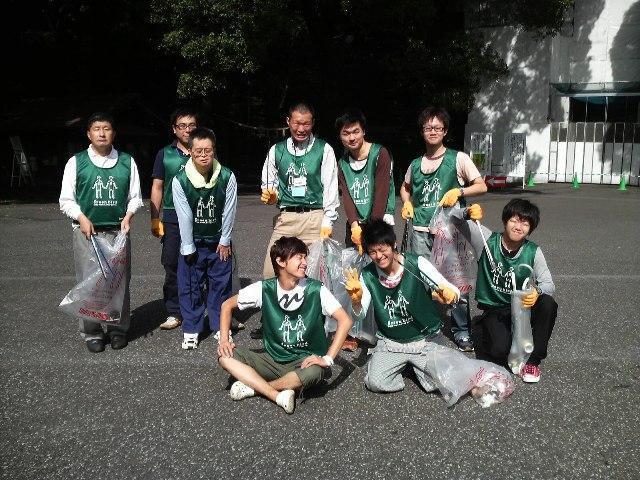 男だらけの朝そうじ！画像