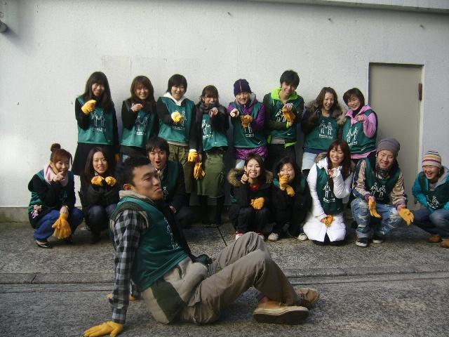 1月8日の朝そうじ画像