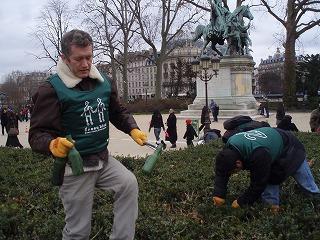 [Paris] １２月２０日（土）ノートルダム大聖堂前広場画像