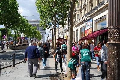 [Paris] ８月２３日（土）シャンゼリゼ通り画像