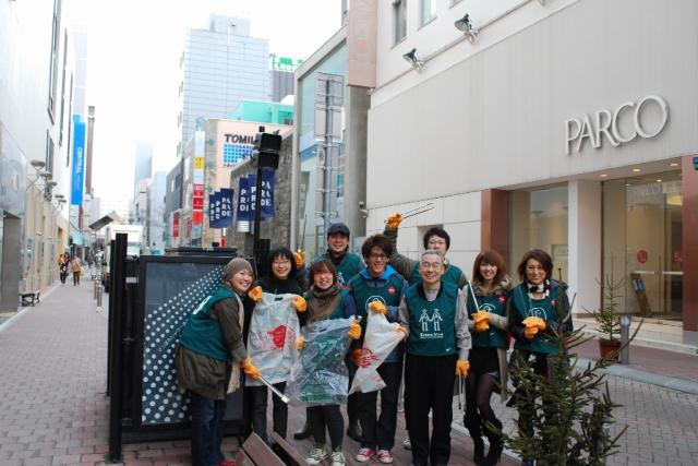 札幌！雪解け！プレそうじ！画像