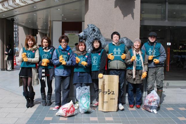 札幌！雪解け！プレそうじ！画像