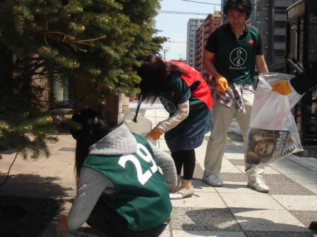 札幌キックオフ！定例そうじスタートです☆画像