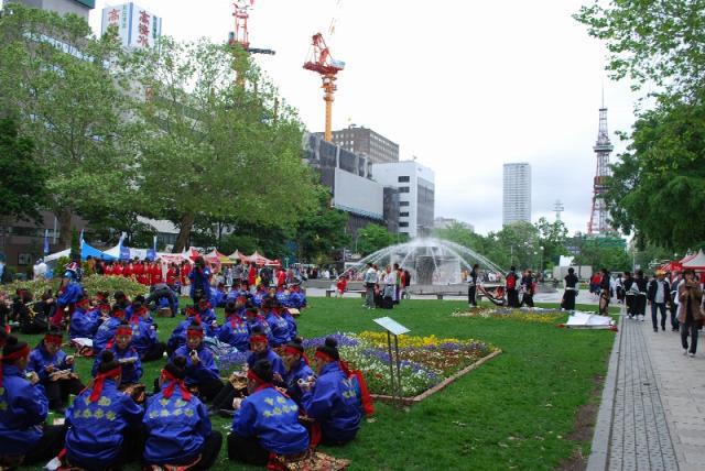 YOSAKOIソーラン祭りとコラボそうじ！画像
