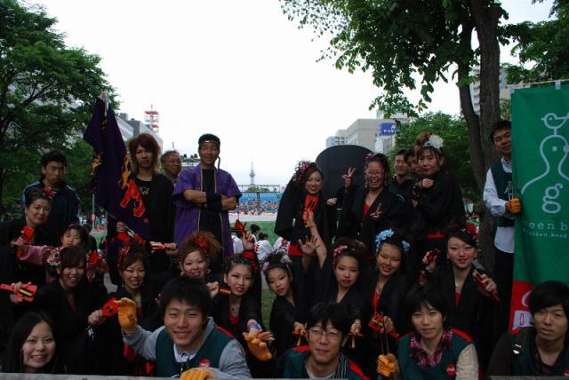 YOSAKOIソーラン祭りとコラボそうじ！画像