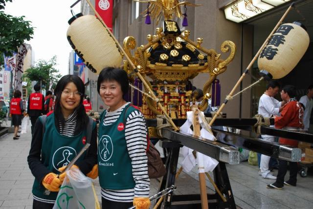 7/11四番街まつり直前おそうじ！画像