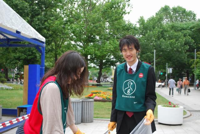 7/11四番街まつり直前おそうじ！画像