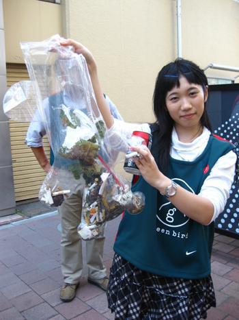 9/12　秋空の下でのお掃除画像