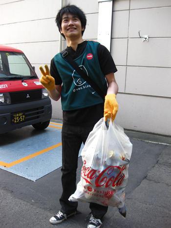 9/12　秋空の下でのお掃除画像