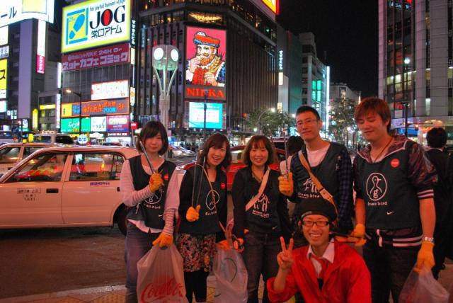 9/25　札幌初☆ 夜そうじinすすきの画像