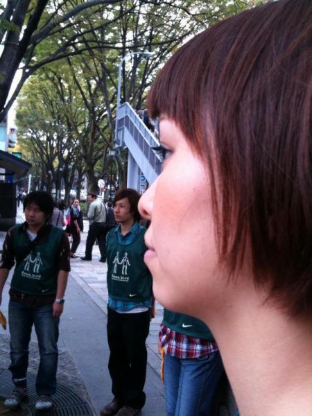 久（ひさ）しぶりの表参道そうじ画像