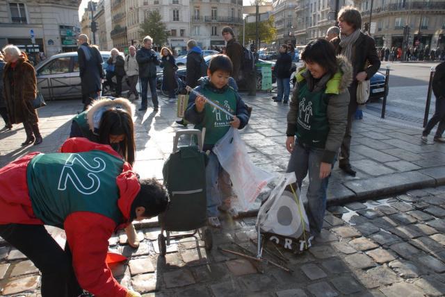 FR3 interview at Saint Germain des Pres画像