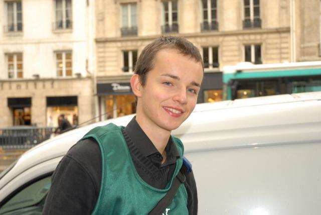 FR3 interview at Saint Germain des Pres画像