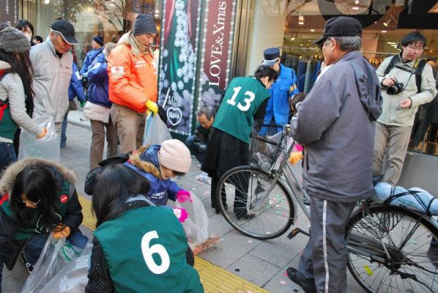 11/22 北海道日本ハムファイターズ優勝パレードおそうじ画像
