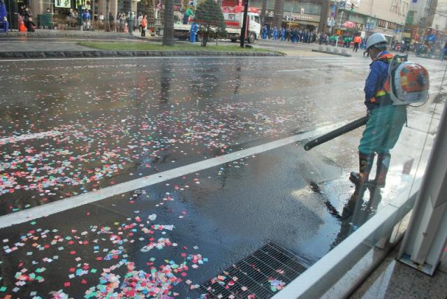 11/22 北海道日本ハムファイターズ優勝パレードおそうじ画像