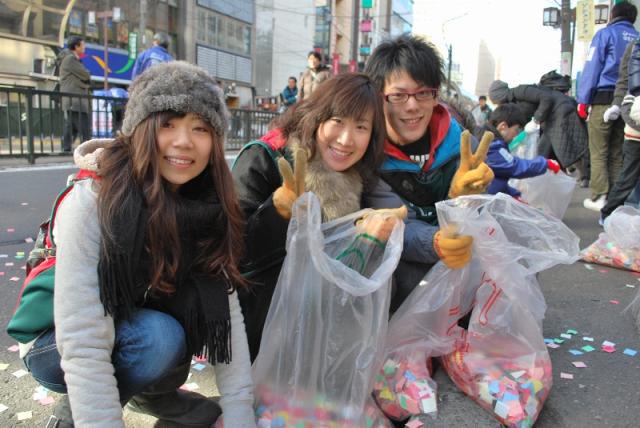11/22 北海道日本ハムファイターズ優勝パレードおそうじ画像