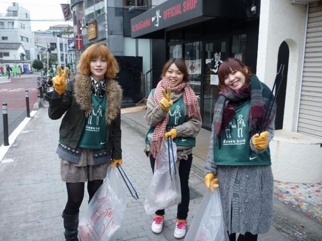 寒いけど楽しいお掃除(笑)画像