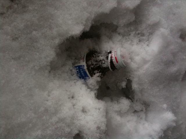 1/23 雪降るまちのおそうじ画像