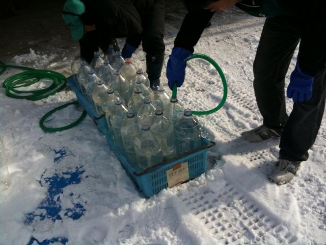 1/30 札幌・中島公園スノーキャンドルづくり画像