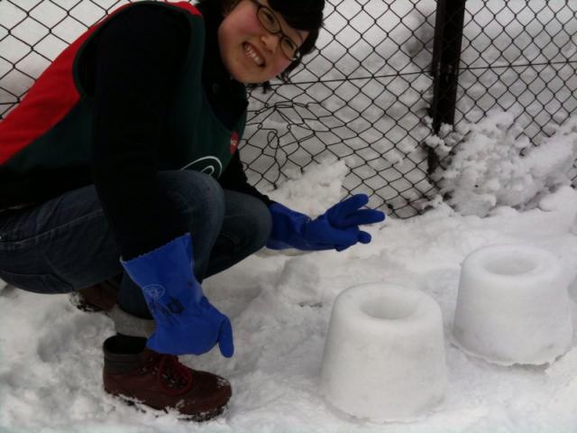 1/30 札幌・中島公園スノーキャンドルづくり画像