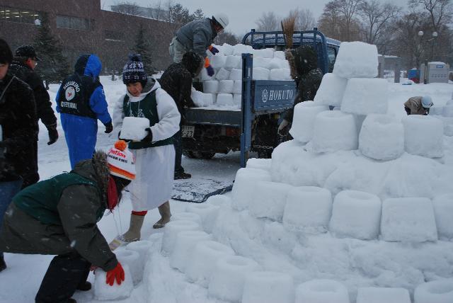 2/5中島公園スノーキャンドル点灯式画像