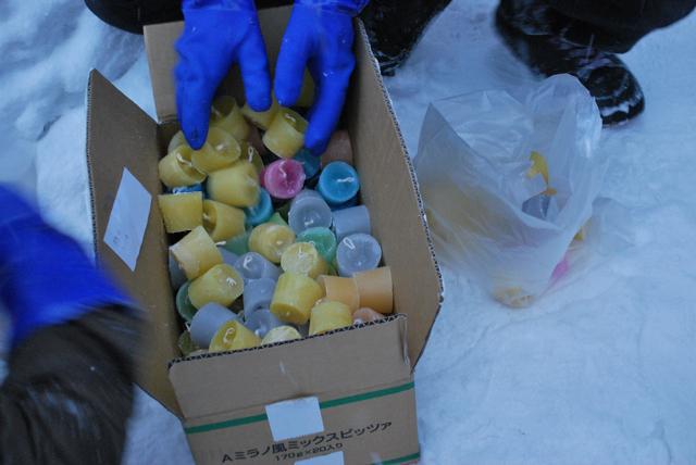 2/5中島公園スノーキャンドル点灯式画像