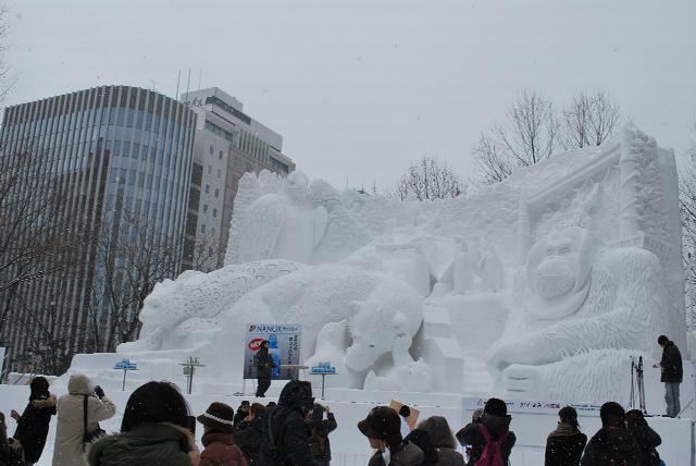 2/7 第61回さっぽろ雪まつりおそうじ画像