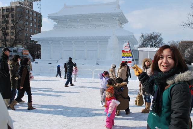 2/11 第61回さっぽろ雪まつり 最終日おそうじ画像