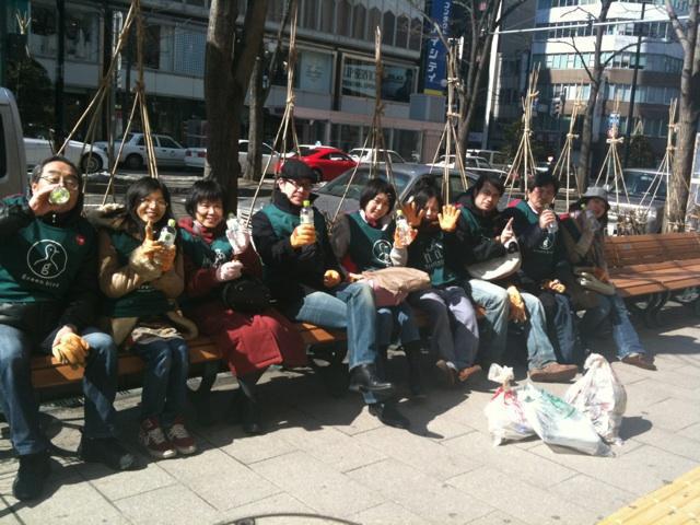 3/13 雪どけの札幌おそうじ画像