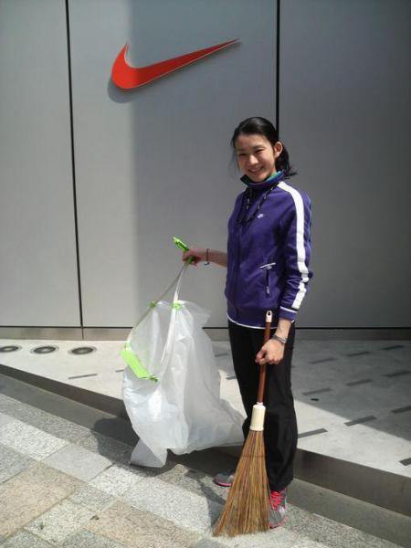 NIKEもおそうじしてます！画像