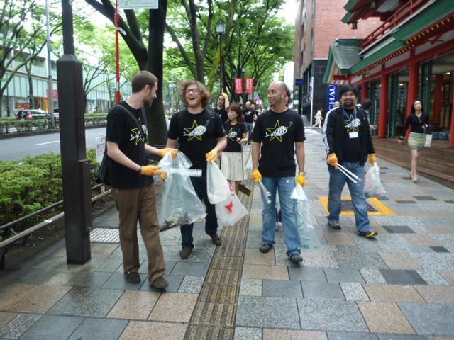 ショートショートフィルムフェスティバル＆アジア2010そうじ画像