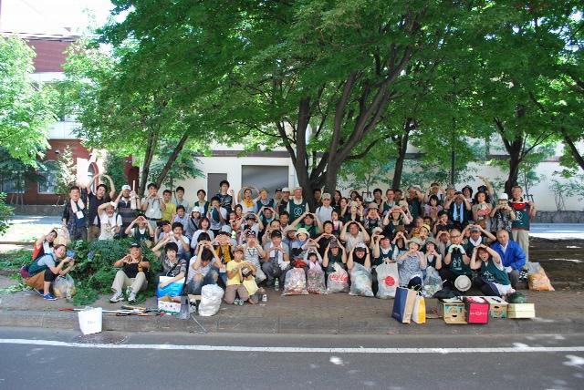 8/28 プレ・ミニ大通お散歩まつり（下枝刈りとおそうじ大作戦）画像