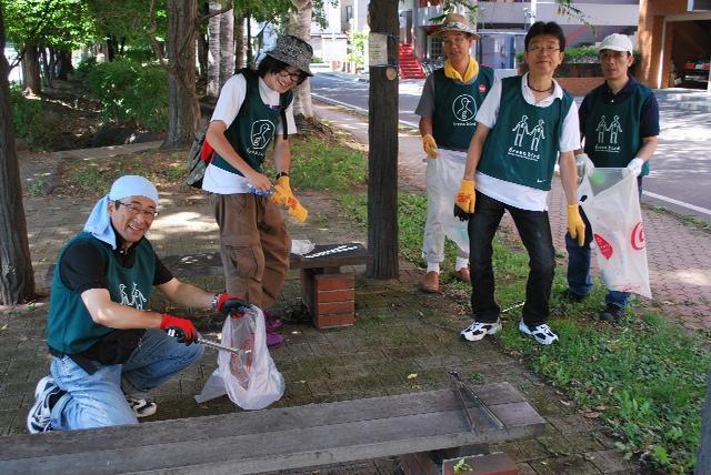 8/28 プレ・ミニ大通お散歩まつり（下枝刈りとおそうじ大作戦）画像