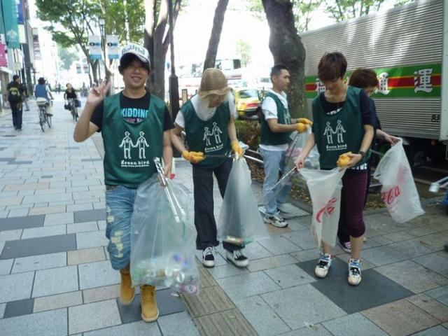 久しぶりの表参道そうじ画像