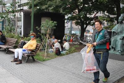 9/25 道案内おそうじ画像