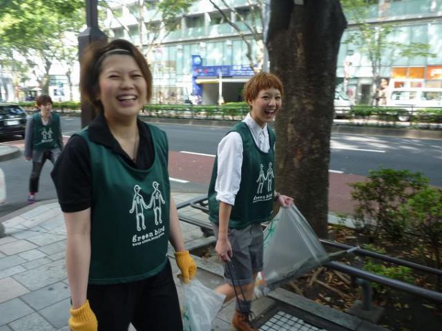 秋晴れそうじ画像