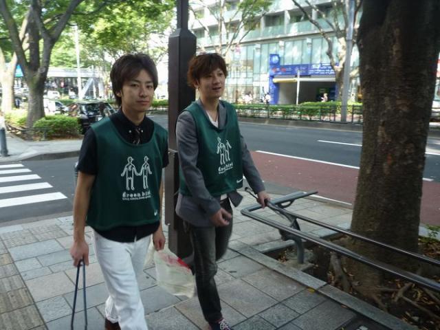 秋晴れそうじ画像