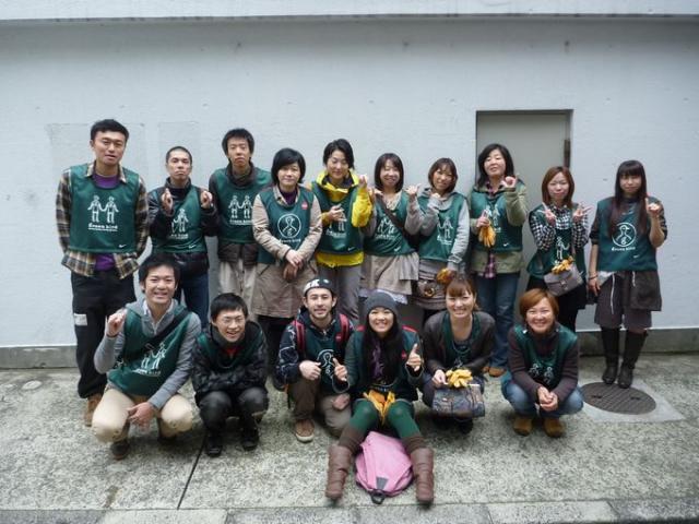 「むすぶしくみ展‐コミュニケーションを遊ぼう‐」コラボそうじ画像