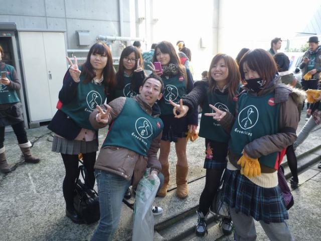 朝から大集合！画像