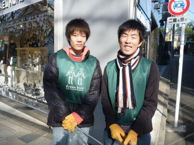 珍しくメンズが多い今日の表参道画像