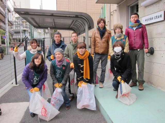 原宿観光コースそうじ画像