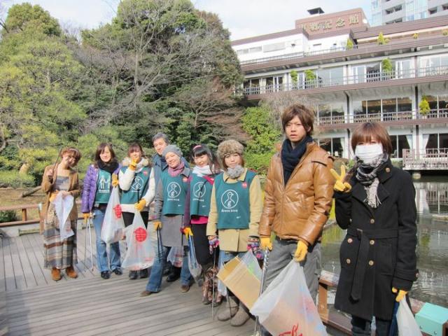 原宿観光コースそうじ画像