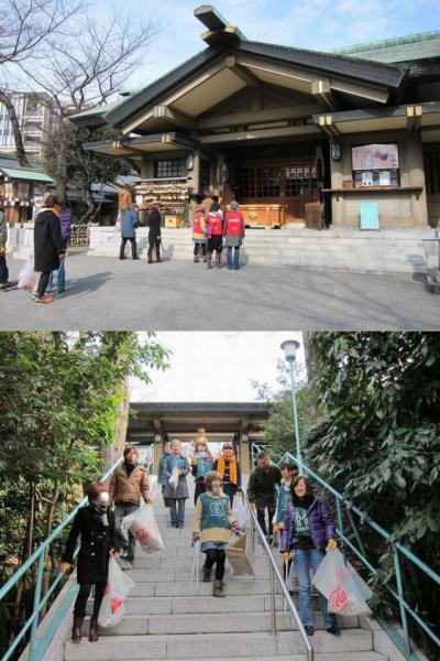 原宿観光コースそうじ画像