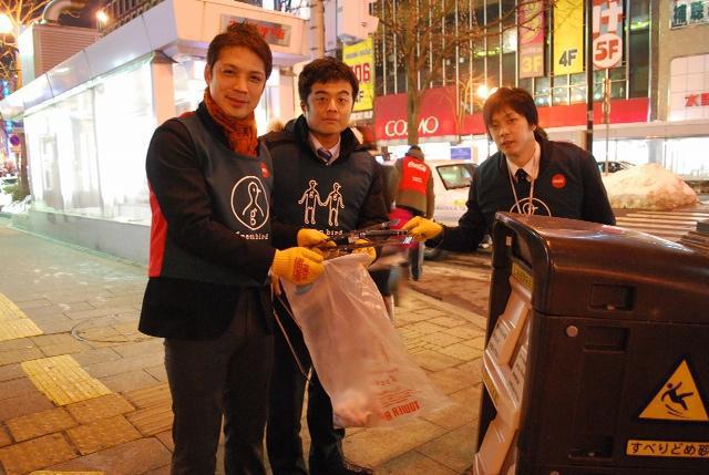 2/17 福岡&times;札幌のすすきの夜そうじ！画像