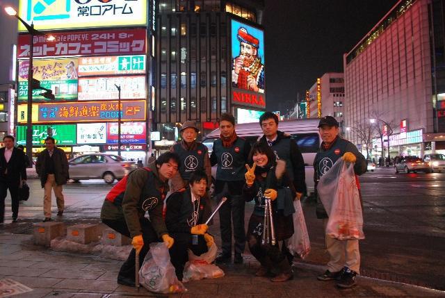 2/17 福岡&times;札幌のすすきの夜そうじ！画像