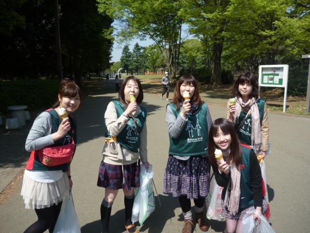 「春　ソフトクリーム　おそうじ」画像