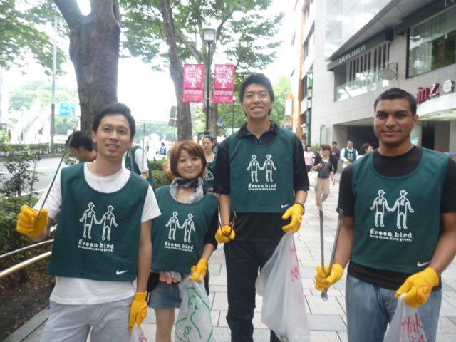 第３日曜は、オッシュマンズ原宿コラボそうじ画像