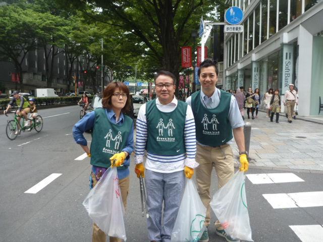 第３日曜は、オッシュマンズ原宿コラボそうじ画像