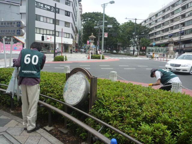 第３日曜は、オッシュマンズ原宿コラボそうじ画像