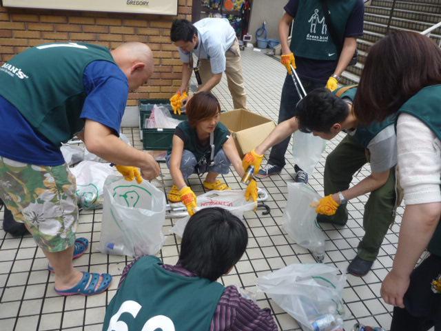 第３日曜は、オッシュマンズ原宿コラボそうじ画像